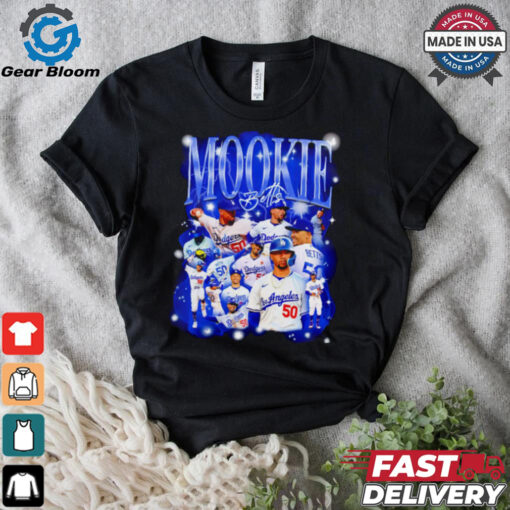 Mookie Betts Bootleg Los Angeles Dodgers baseball shirt