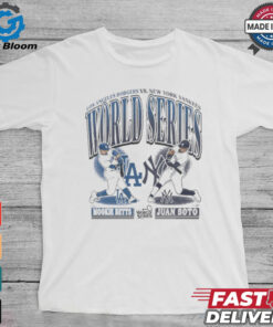 Mookie Betts Dodgers Vs. Juan Soto Yankees Mlb Player Dueling 2024 World Series Matchup Shirt