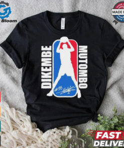 NBA Dikembe Mutombo No. 55 signature logo shirt