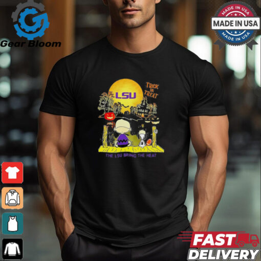 NCAA LSU Tigers Snoopy Bring The Heat 2024 T Shirt
