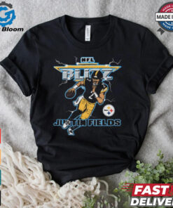 NFL Blitz Pittsburgh Steelers Justin Fields t shirt