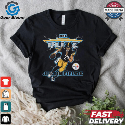 NFL Blitz Pittsburgh Steelers Justin Fields t shirt