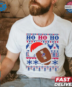 NFL Buffalo Bills Football Santa Claus Ho Ho Ho Christmas 2024 Shirt