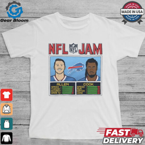 NFL Jam Buffalo Bills Allen And Cook t shirt