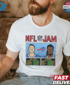 NFL Jam Buffalo Bills Allen And Cook t shirt