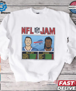 NFL Jam Buffalo Bills Allen And Cook t shirt