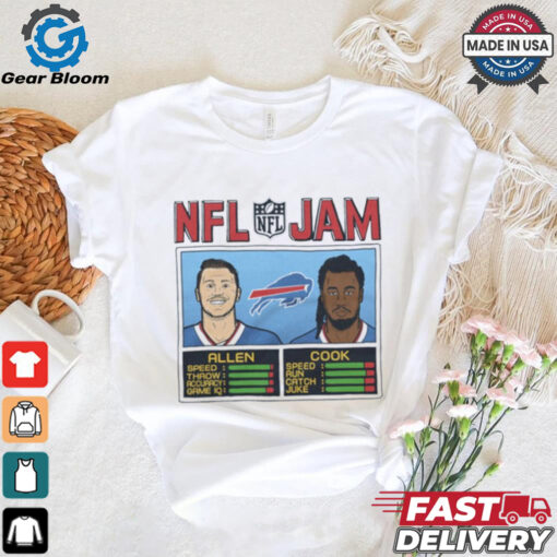 NFL Jam Buffalo Bills Allen And Cook t shirt