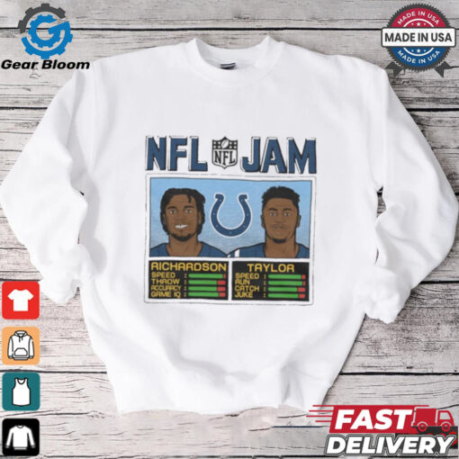 NFL Jam Indianapolis Colts Richardson And Taylor 2024 t shirt