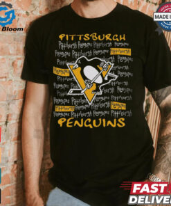 NHL Pittsburgh Penguins Girls' Crew Neck T Shirt