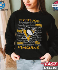 NHL Pittsburgh Penguins Girls' Crew Neck T Shirt