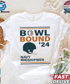 Navy Midshipmen 2024 Bowl Bound Helmet Shirt