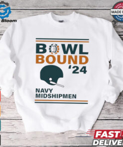 Navy Midshipmen 2024 Bowl Bound Helmet Shirt