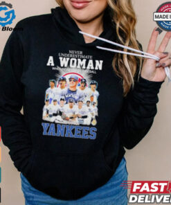 Never Underestimate A Woman Who Understands Baseball And Loves New York Yankees ALCS Shirt