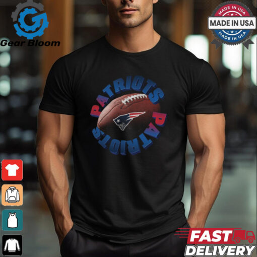 New England Patriots Spiral Heavyweight T Shirt