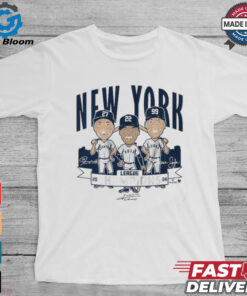 New York Baseball League Champions Caricatures T Shirt