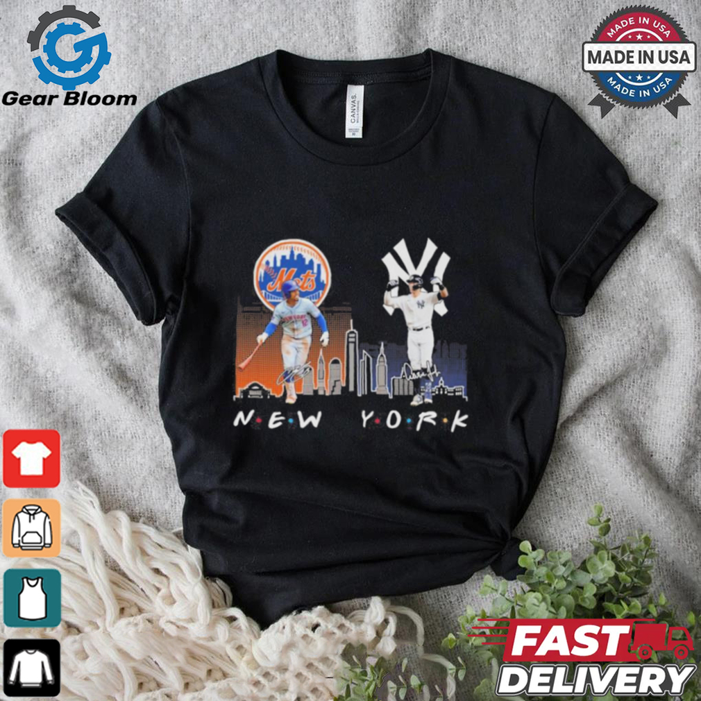 New York Friends Aaron Judge X Francisco Lindor Signatures Shirt New York Friends Aaron Judge X Francisco Lindor Signatures Shirt