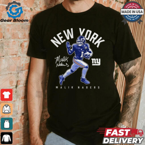 New York Giants Malik Nabers Stiff Arm T Shirt