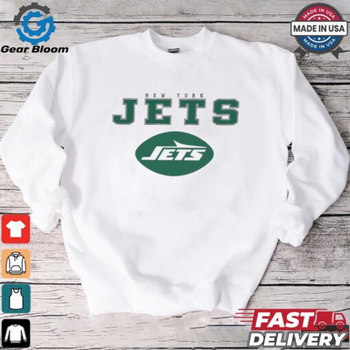 New York Jets Gameday Couture Women_s Big Goals Relaxed Fit French Terry Pullover shirt