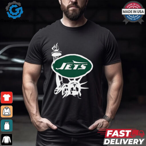 New York Jets x Aleali May Black T Shirts