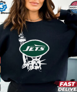 New York Jets x Aleali May Black T Shirts