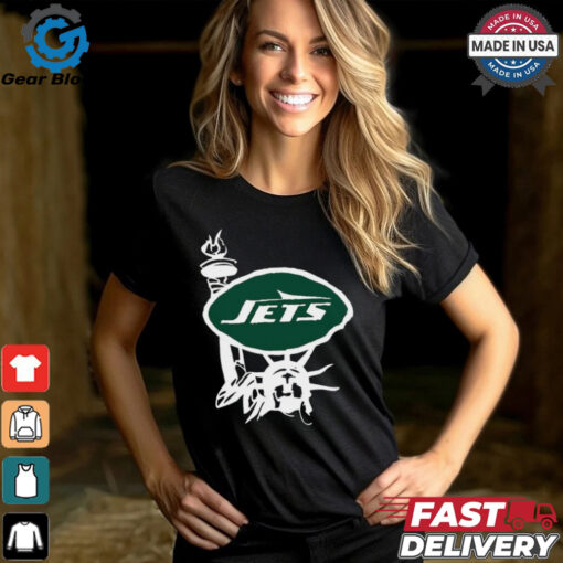 New York Jets x Aleali May Black T Shirts