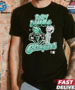 New York Liberty 2024 WNBA Champions trophy shirt