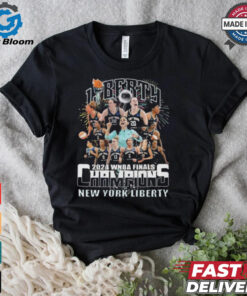 New York Liberty 2024 WNBA Finals Champions Celebrating Fireworks Shirt