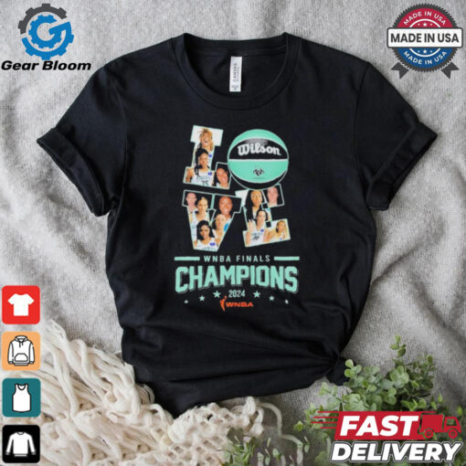 New York Liberty Champions Of Love WNBA Finals 2024 Shirt