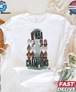 New York Liberty Stadium Essentials Unisex 2024 WNBA Finals Champions Teammates Roster T Shirt