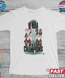 New York Liberty Stadium Essentials Unisex 2024 WNBA Finals Champions Teammates Roster T Shirt