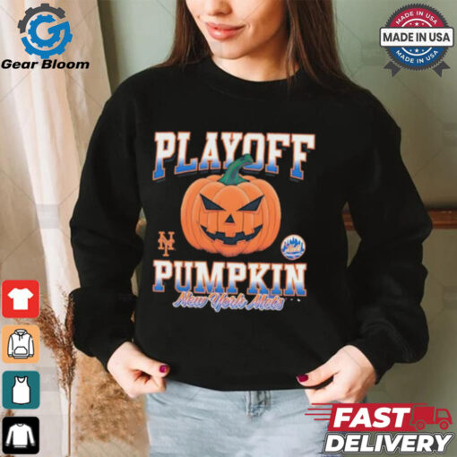 New York Mets 2024 MLB Postseason Playoff Pumpkin Halloween shirt