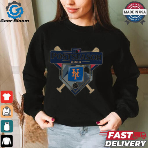 New York Mets 2024 MLB Postseason logo t shirt