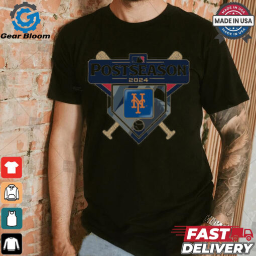 New York Mets 2024 MLB Postseason logo t shirt