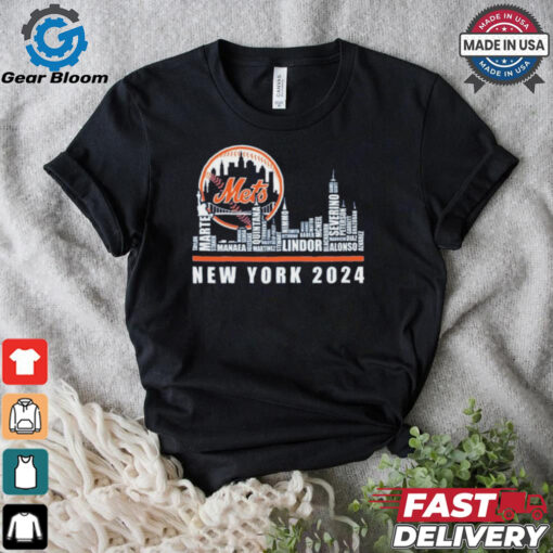 New York Mets 2024 Player Names Shirt