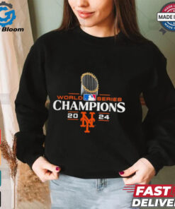 New York Mets 2024 World Series Champions trophy shirt