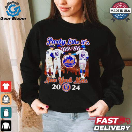 New York Mets 2024 party like it’s 1969 1986 players shirt