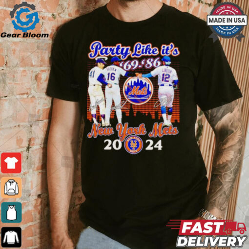 New York Mets 2024 party like it’s 1969 1986 players shirt