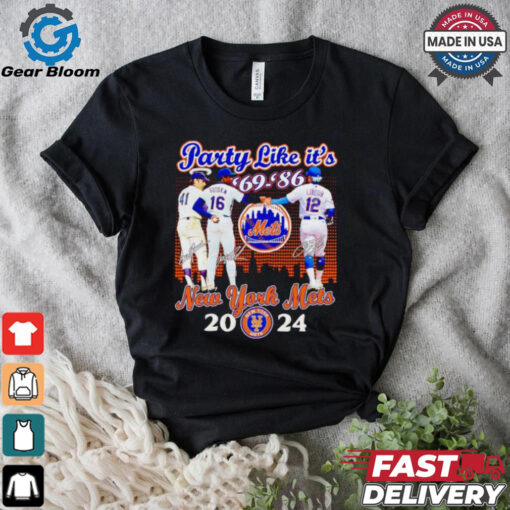 New York Mets 2024 party like it’s 1969 1986 players shirt