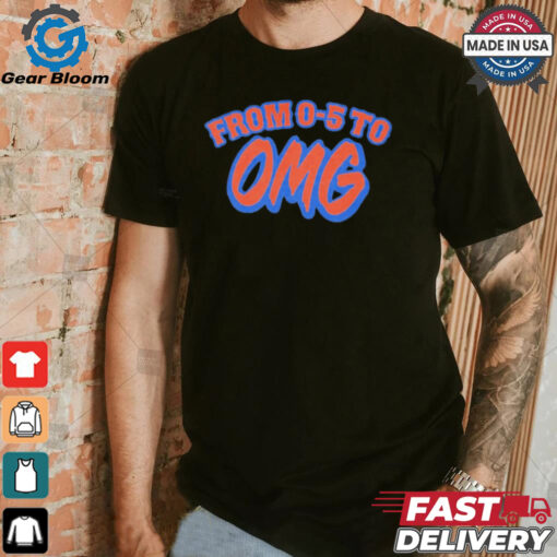 New York Mets From 05 To OMG T Shirt