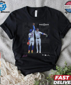 New York Mets Harrison Bader & Francisco Lindor 2024 MLB Postseason Moments T Shirt