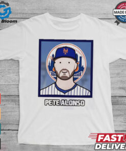 New York Mets Pete Alonso cartoon card photo shirt