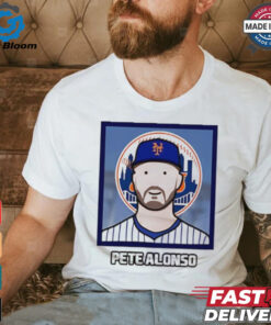 New York Mets Pete Alonso cartoon card photo shirt