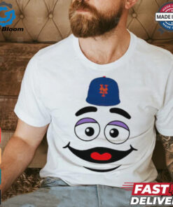 New York Mets grimace face smile victory gameday shirt