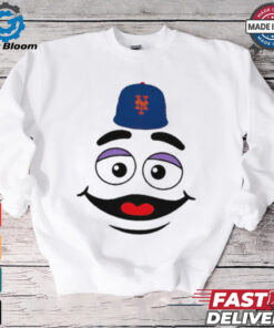 New York Mets grimace face smile victory gameday shirt