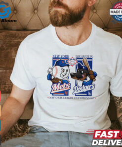 New York Mets vs Los Angeles Dodgers NLCS 2024 mascot shirt