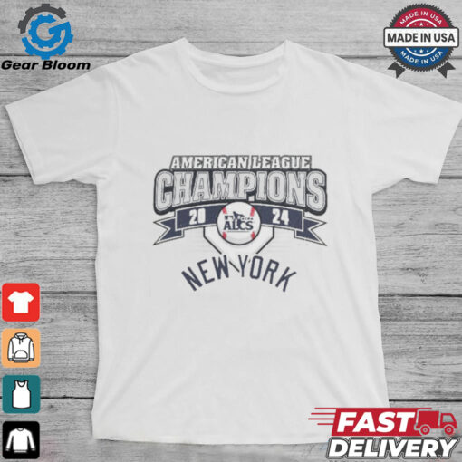 New York Yankees 2024 ALCS Champions Banner T Shirt