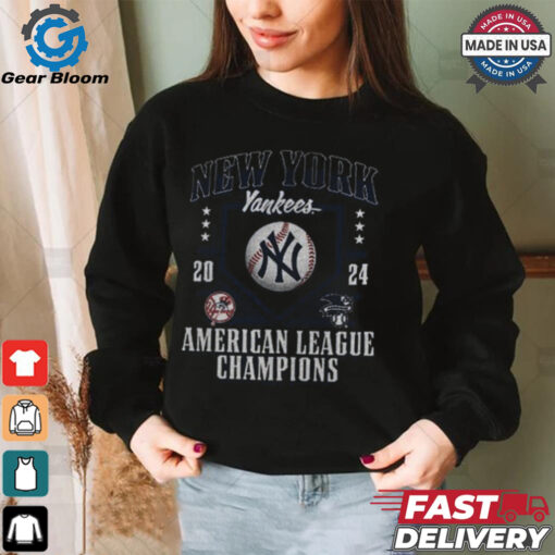 New York Yankees 2024 ALCS Champions Home Plate T Shirt