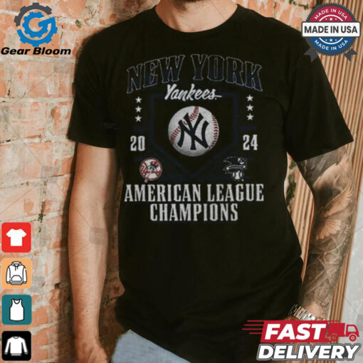 New York Yankees 2024 ALCS Champions Home Plate T Shirt