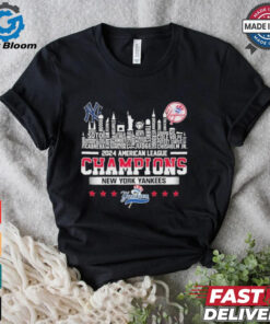 New York Yankees 2024 American League Champions Skyline T Shirt