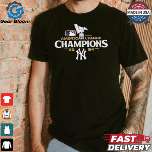 New York Yankees 2024 American League Champions Winner Clinched MLB World Series shirt